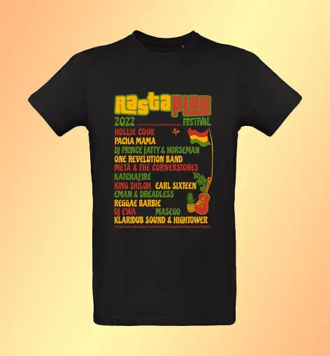 Rastaplas T-Shirt Black 2022
